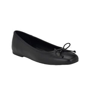 CALVIN KLEIN Women's Bronte Slip-On Square Toe
Dress Flats Black Size 8.5M
